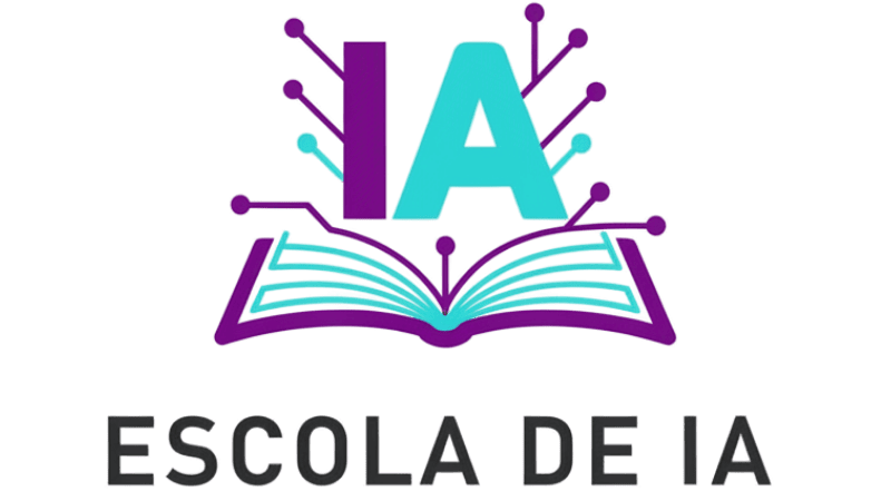 Logo Escola de IA by Dzign Agency
